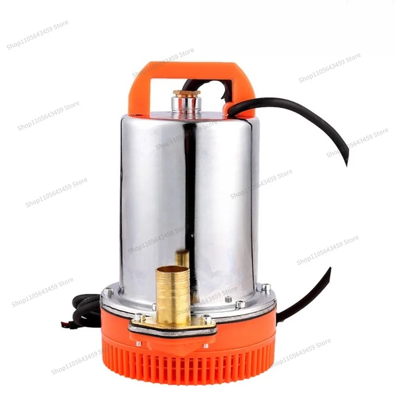 For 12V24V48V DC Submersible Pump Marine Motorcycle Battery Agricultural Small Solar Pressurized Pump