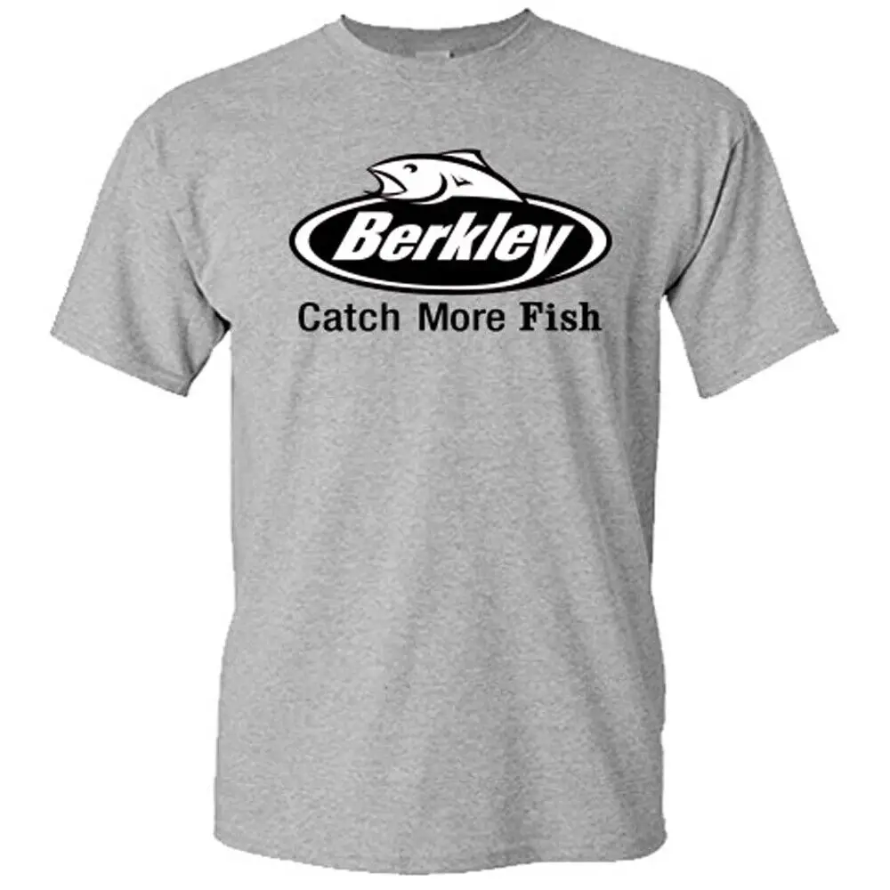 

Berkley FIshing Men's Grey T-Shirt Size S to 5XL Men's and women's short-sleeved T-shirts