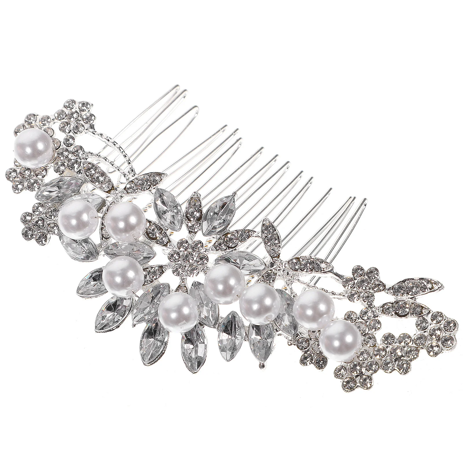 سبائك الزفاف حجر الراين حزب سبيكة الأزياء غطاء الرأس الزفاف الشعر الإدراج مشط كريستال الشعر الإدراج مشط #2