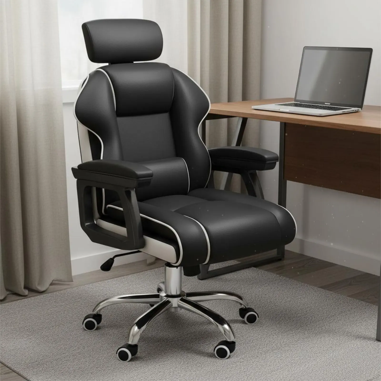 ergonomic-gaming-chair-height-adjustable-high-rear-rotate-office-chair-full-recline-padded-armrests-for-streamers