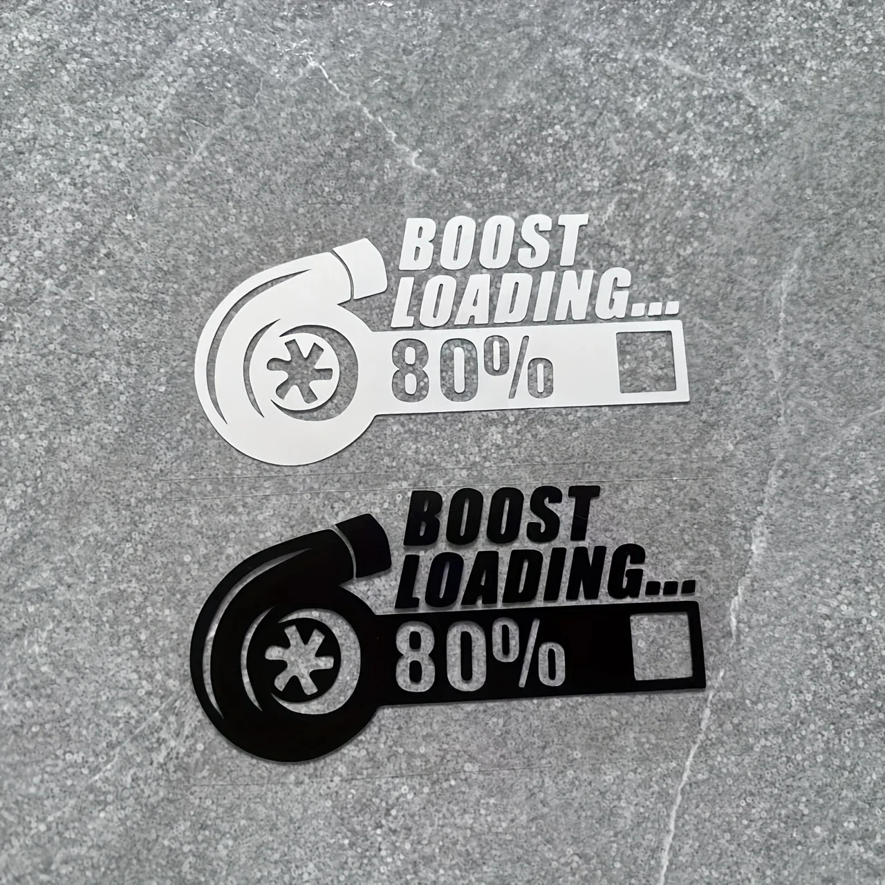 Turbo Boost Loading Waterproof Vinyl Stickers Black White Red Multi Color Decals For Car Tuning Motorcycle Decor