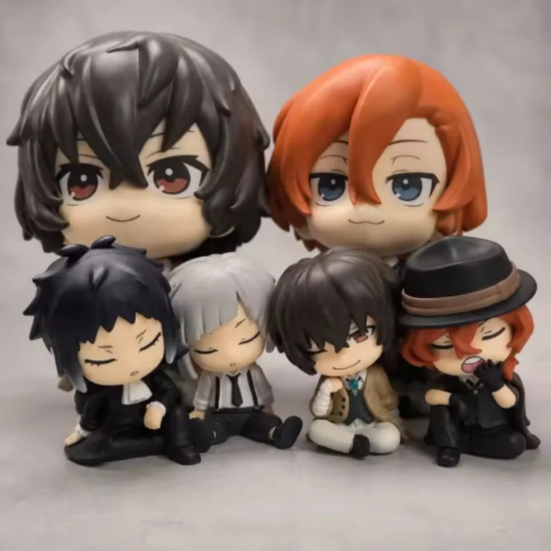 Tomy Gashapon Bungo Stray Dogs Nakajima Atsushi Sitting Mini Figure Anime Collectible Figurine Desktop Ornament For Adult Fans