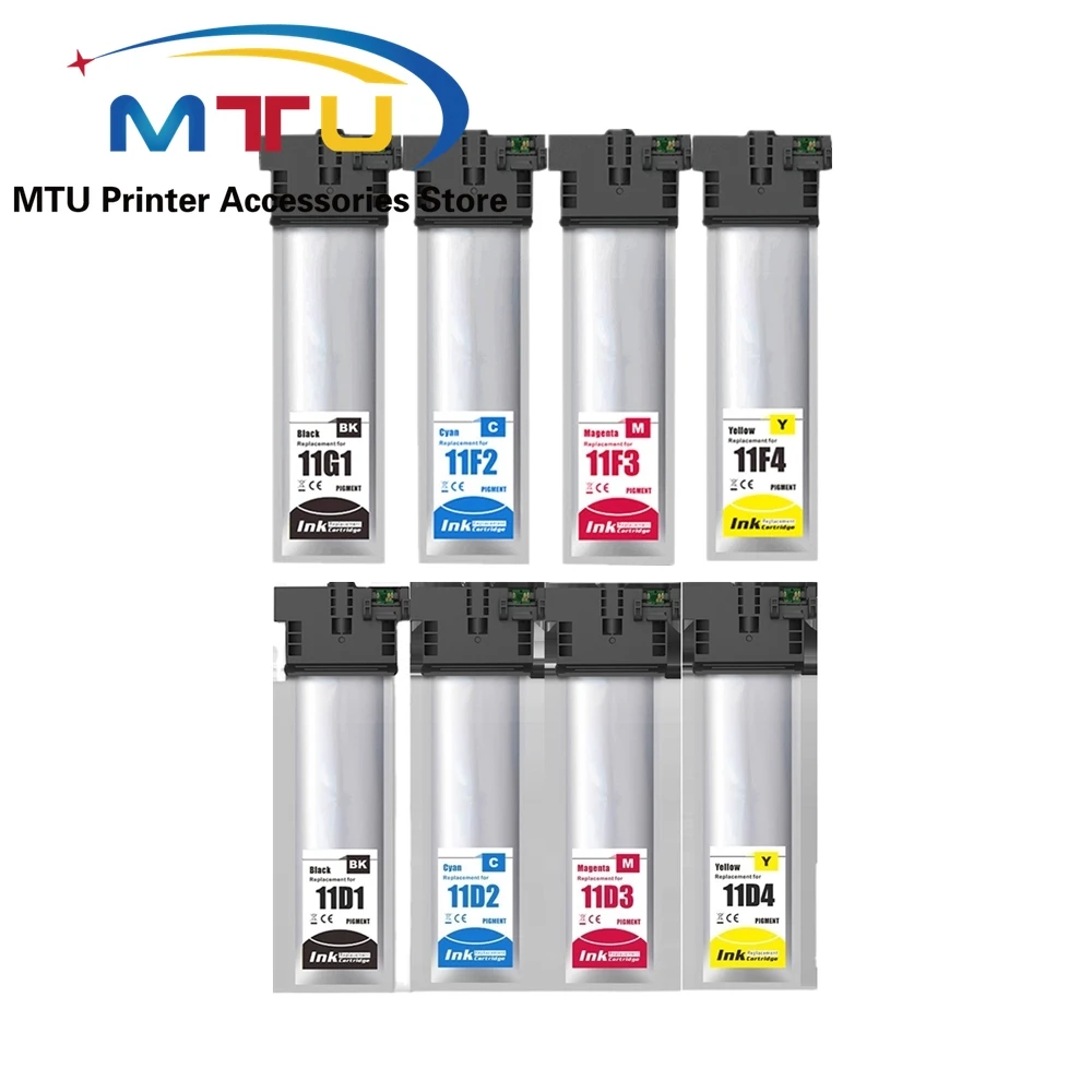 T11G1 T11F2 T11D1 T11C1 Ink Bag Cartridge with Pigment Ink for Epson WorkForce Pro WF-C5290DW WF-C5890 C5390A Printer