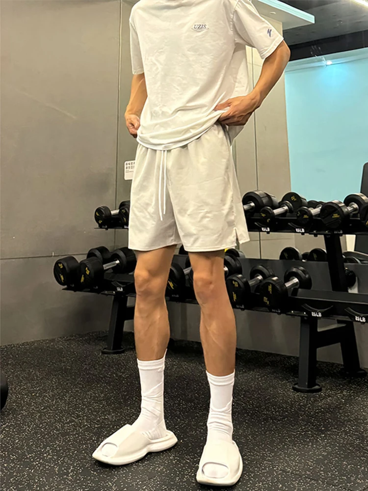 

Fitn Sport orts Men's Summer American Qui Dry Loose Running Casual Four-Fifths Length Pants Youthful Vitali Ci Walk