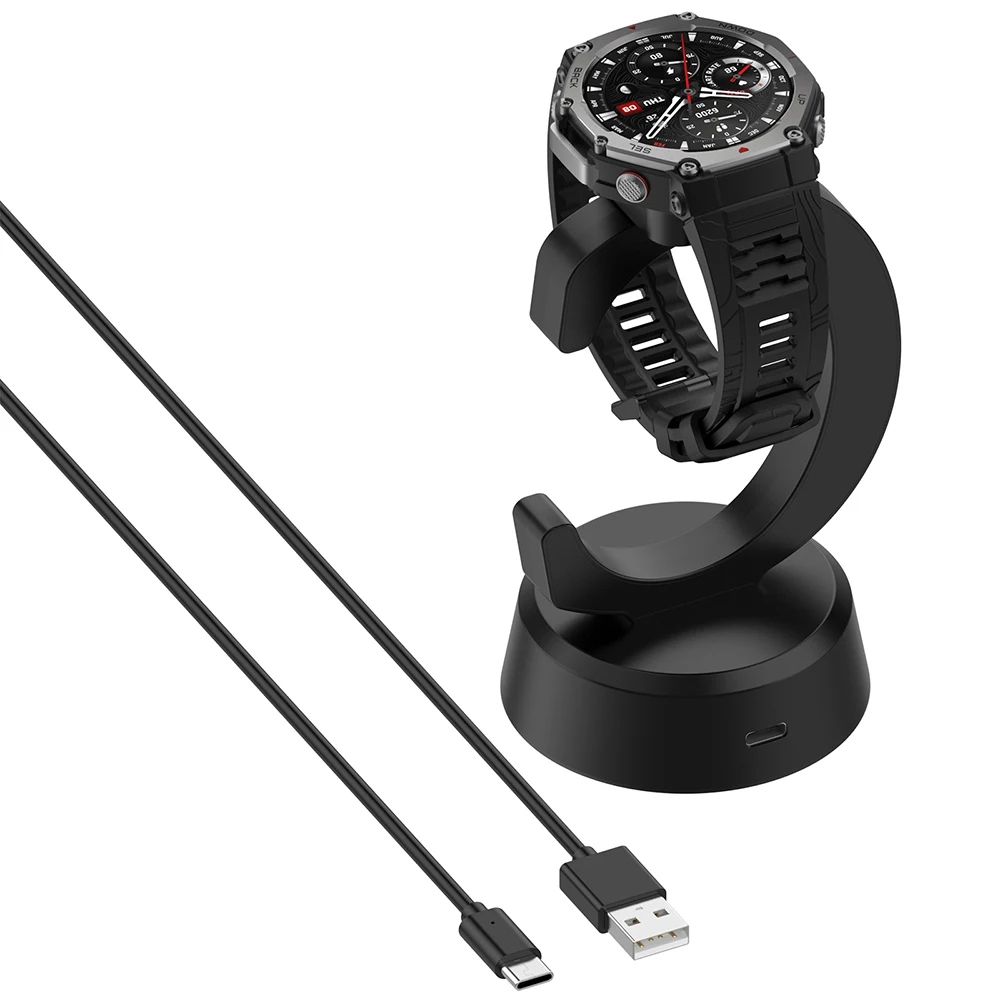 Ladestation für Amazfit T-Rex 3 Pro/Balance 2/3/Helio Strap Smartwatch, Ersatz-Ladestation mit Kabel und Chip-Schutz. – Detail 8