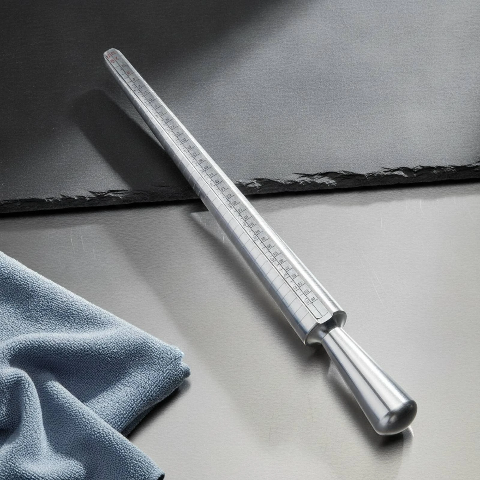 Band Sizing Rod Long-Lasting Band Mandrel Measuring Tool Accurate Reusable for Jewelers, Jewelry Repair, Bench Work