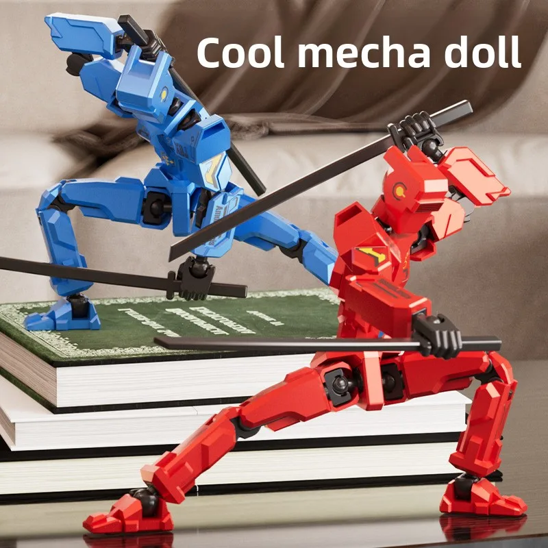 Multi-morphological Angel Joint Human Decompression Fifth-generation Robot Magnetic Attraction Multi-joint Assemblable Model Toy
