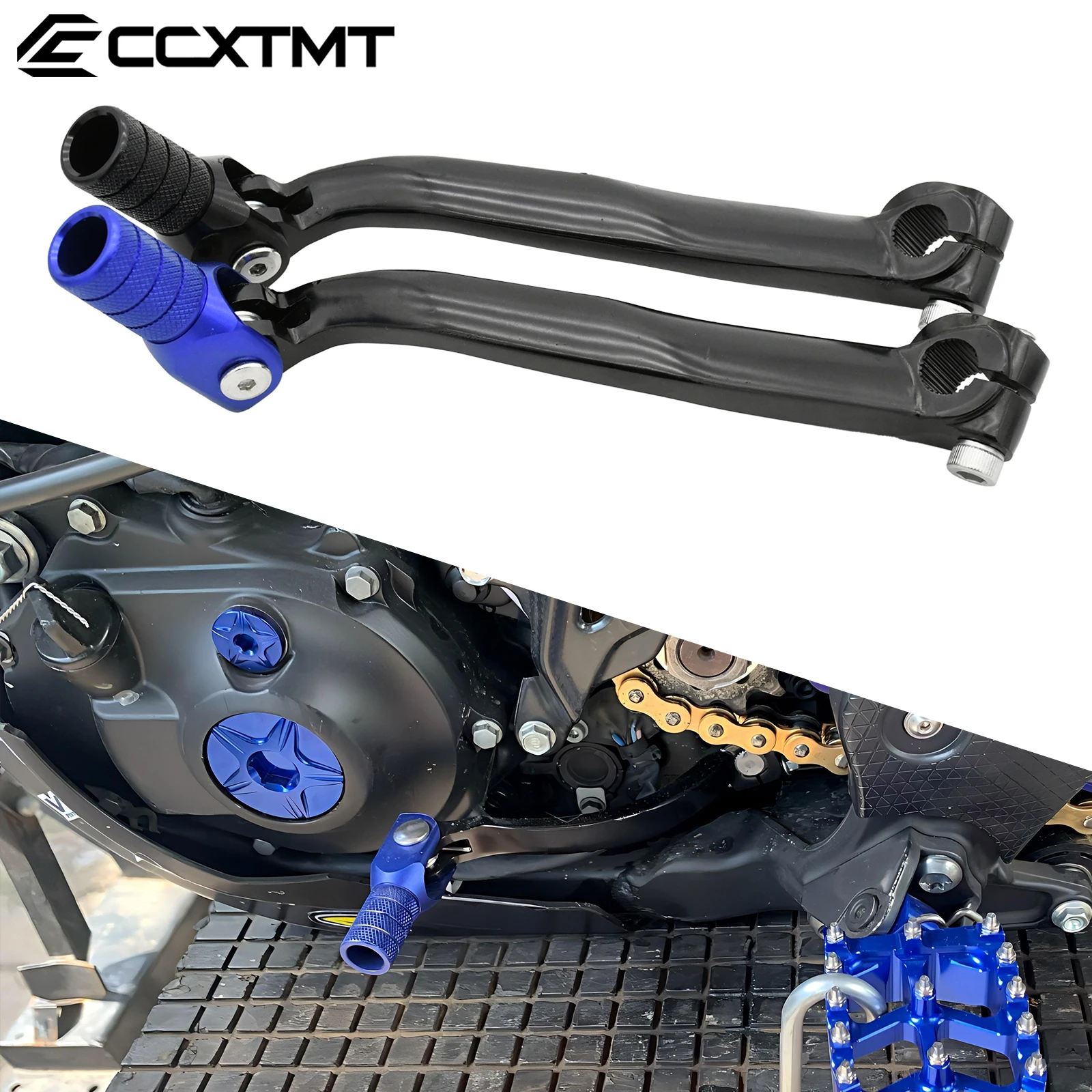 CNC Aluminum Gear Shifter Shift Pedal Lever For YAMAHA WR250F WR450F 2007-2015 YZ250F YZ450F 2006-2016 YZ125 YZ250 2005-2023