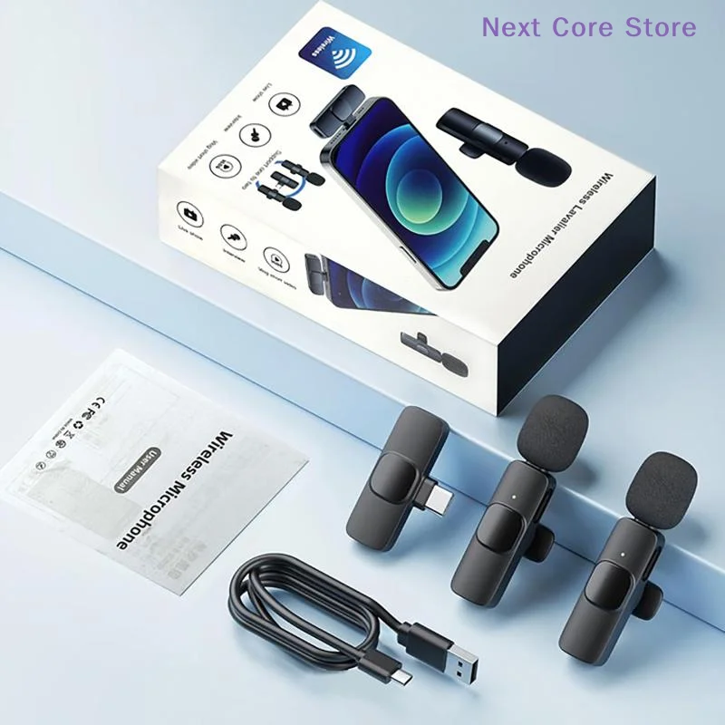 [NC]1세트 타입-C 스마트폰 미니 마이크 무선 클립 - Wireless Mic For Smartphone Video Recording 리뷰 및 가격