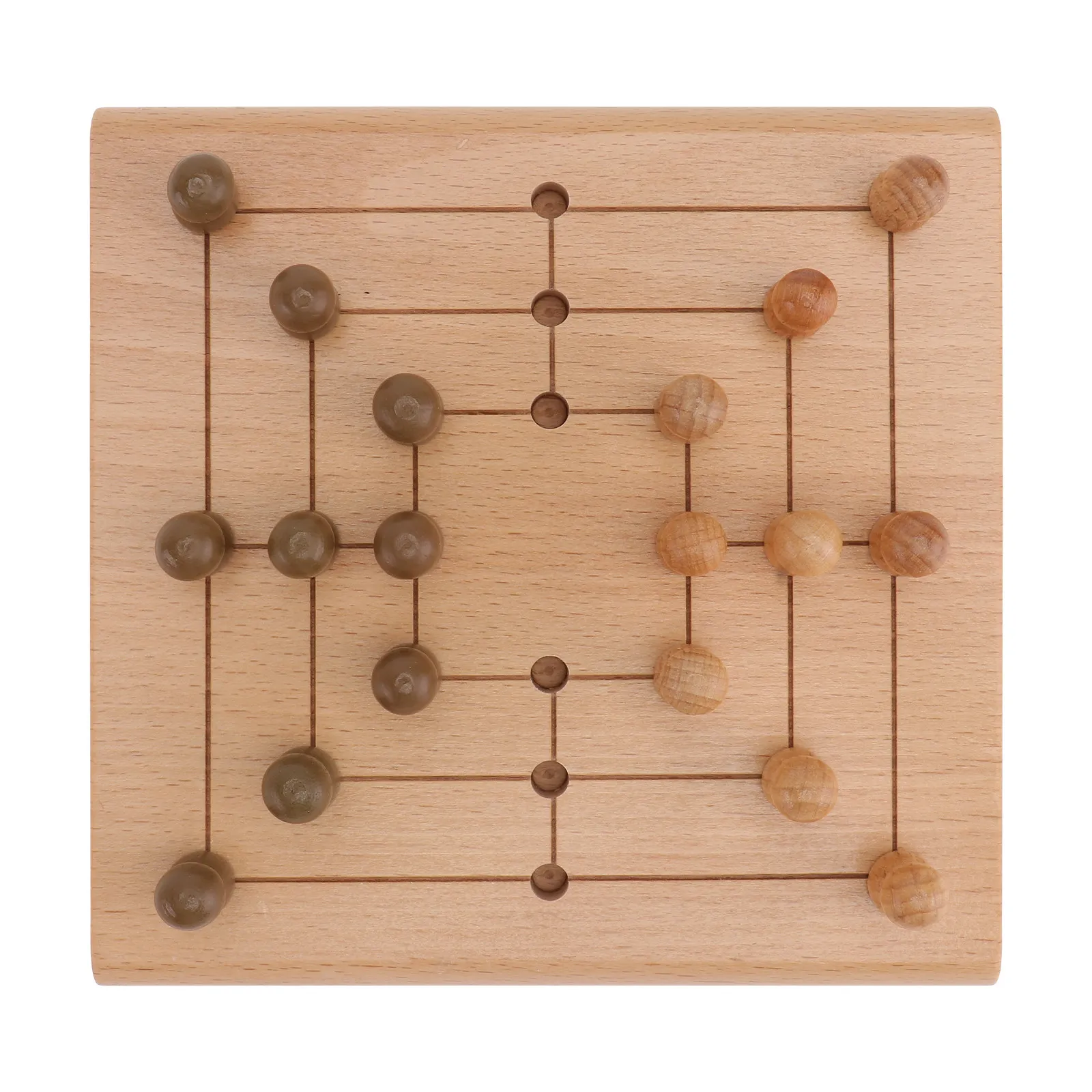 

1 Set Children Party Wooden Chessboard Board Game Plaything Educational Entertainment Interactive Plaything Logic Thinking