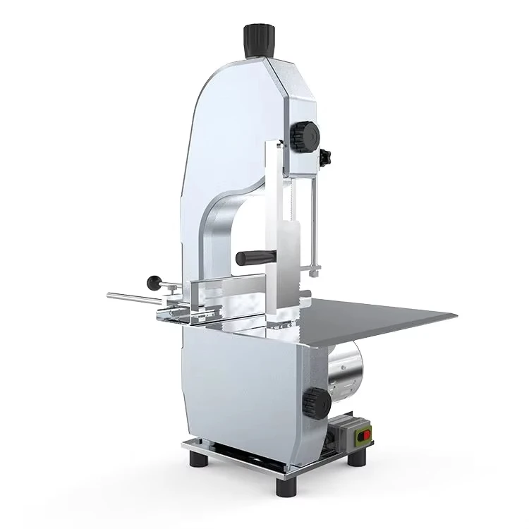 Commercial Automatic Kitchen Equipment Butcher Table Top Electric Cow Beef Frozen Meat and Bone Band Saw Cutter Cutting Machine