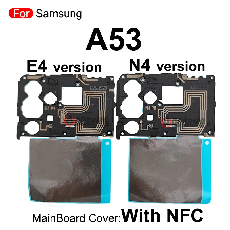 Motherboard Main Board Cover With Earpiece Flex Cable Repair Replacement Parts For Samsung Galaxy A52 A53 A54 A72