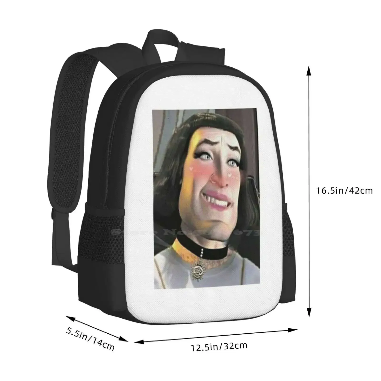 Lord Farquaad E-Girl رائجة البيع حقيبة مدرسية على ظهره حقائب الموضة Lord Farquaad E Girl Meme #3