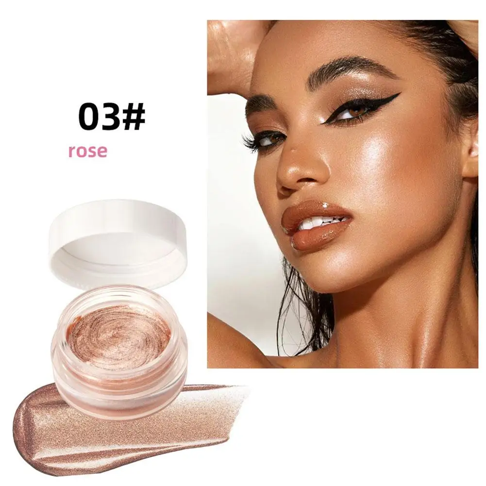 Qibest-Surligneur à paillettes fines, diamant nacré, visage couché, éclaircir le maquillage, miroitant, surbrillance, contour, ver à soie, corps, yeux, D6s0