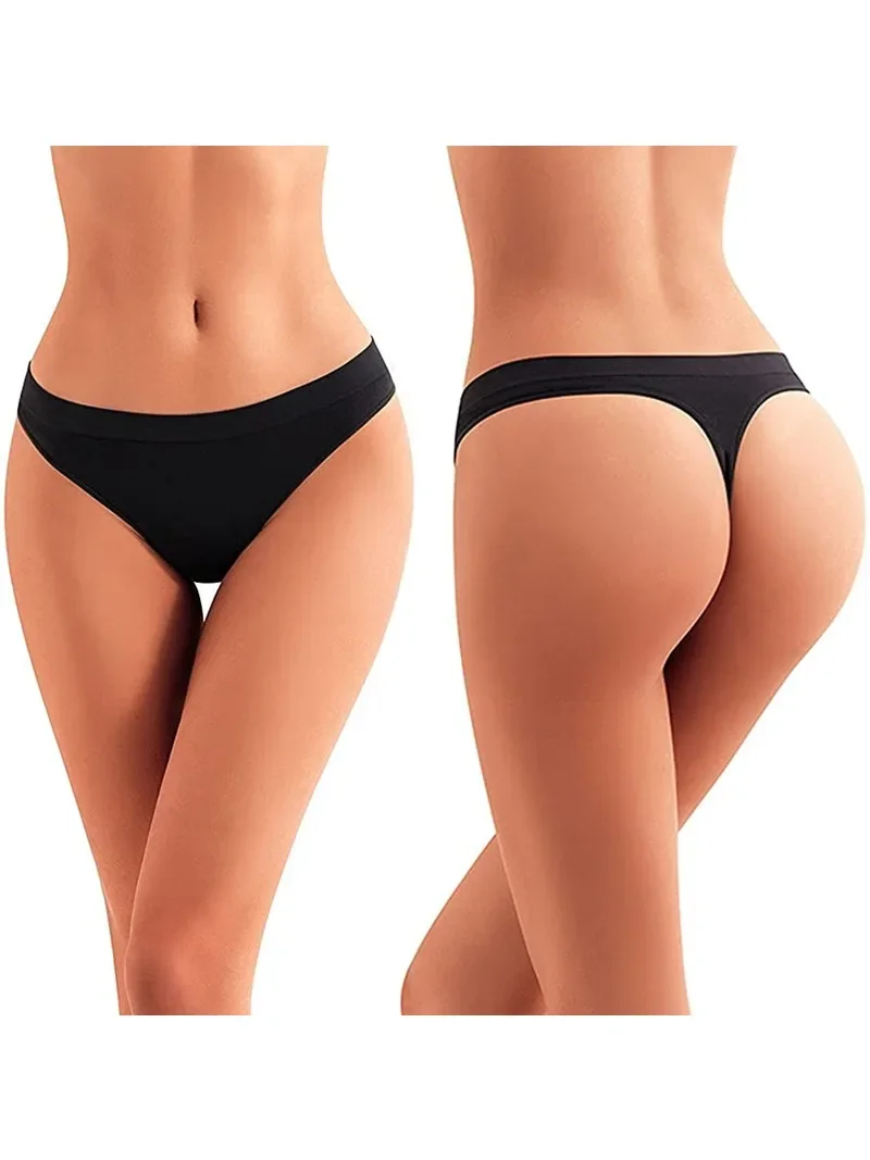 

5Pcs/set Underwear Women Tenu Sexy Lingerie Low Waisted Comfort Breathability Simplicity Panties Ropa Interior Femenina Thongs