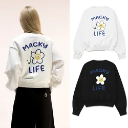 MACKY GOLF 2024 Y2K Clothing Korean New Women's Pullover Spring and Autumn Fashion Golf Wear Women's Golf Sweatshirt