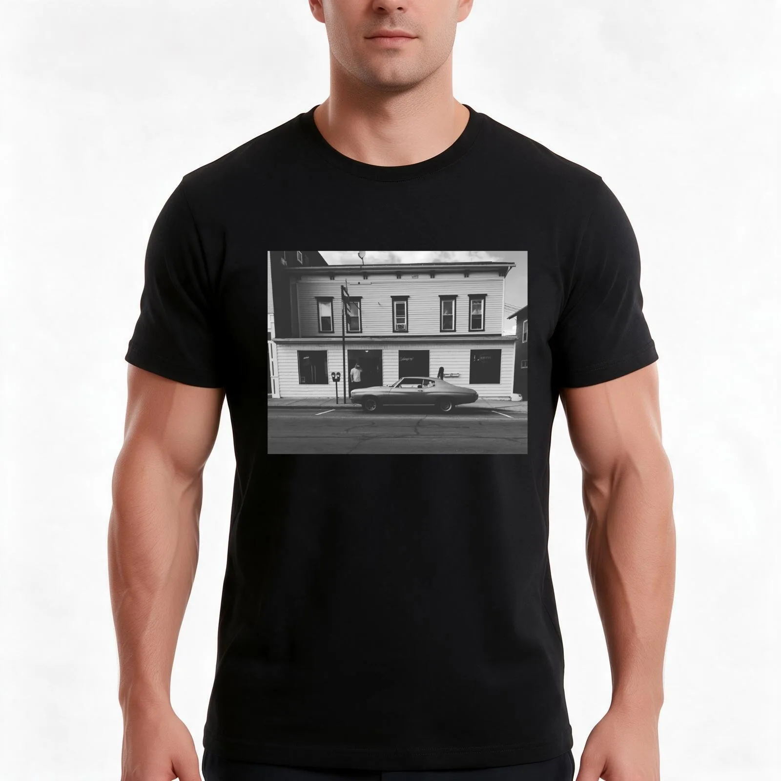 Ideal Hour Geneseo (Bar) T-Shirt, Summer Casual Cotton Tee, Oversized Streetwear Tops, Vintage Graphic Print, Unisex Men Women