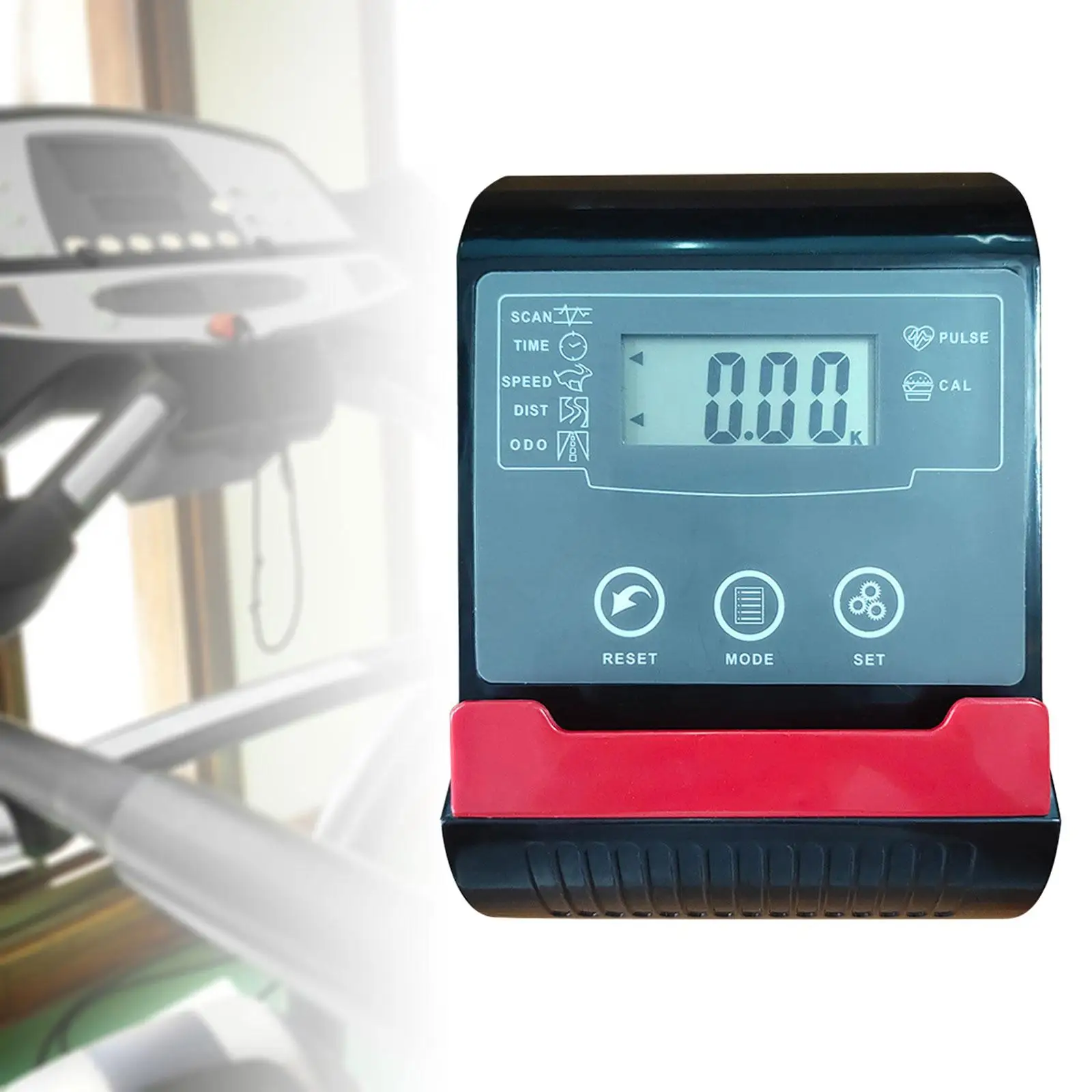 Stationary Bike Speedometer Odometer LCD Display Exercise Bike Computer for Fitness Equipment Stepper Elliptical Machine