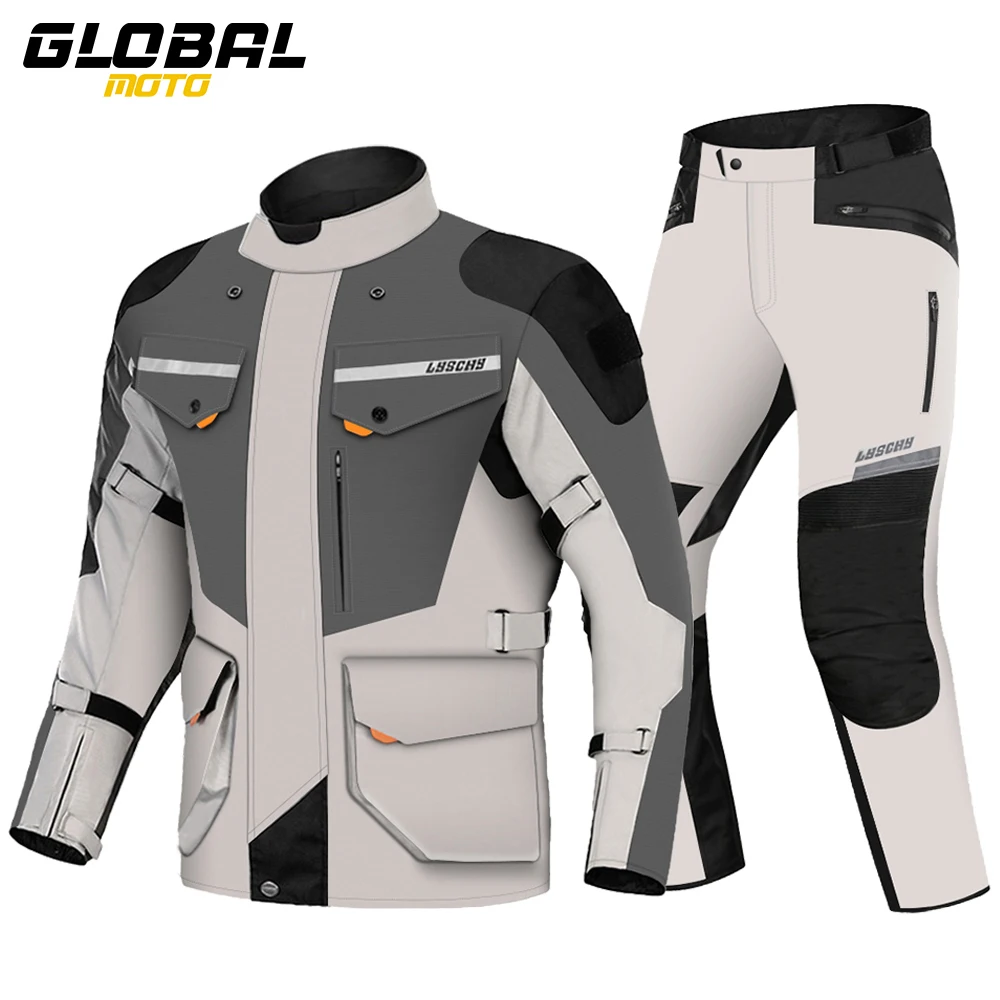 

Motorcycle Jacket Autumn Winter Waterproof Warm Inner Liner Motobiker Cycling Protection Clothes Anti Drop Motocross Equip Men