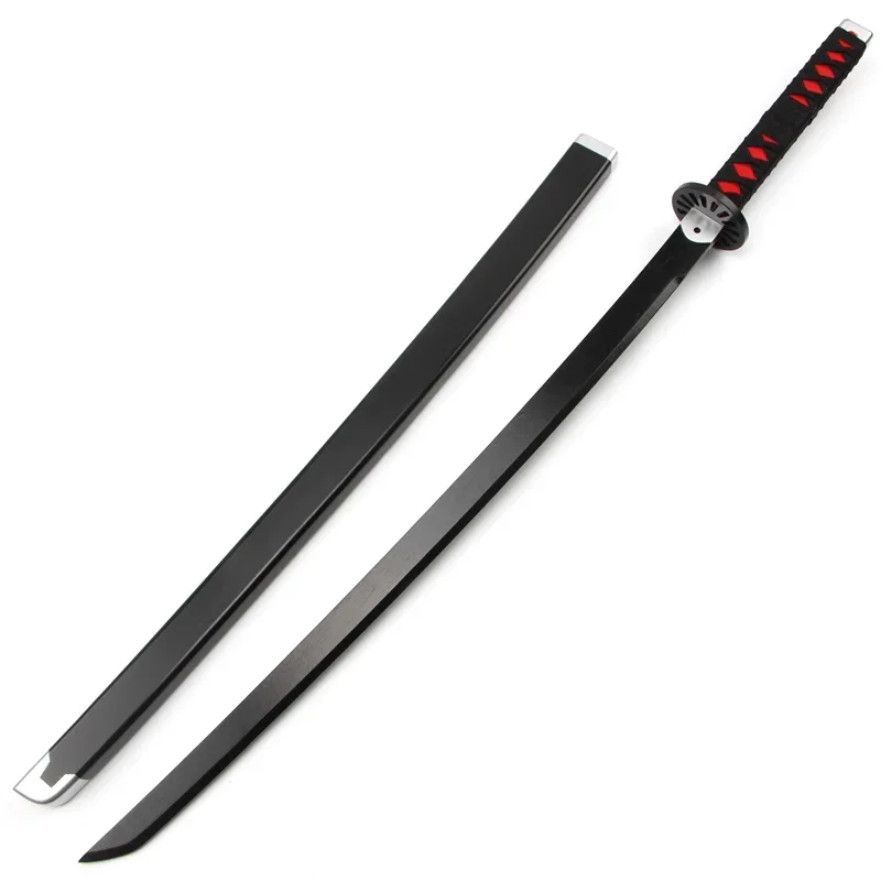 

[Funny] 100cm Cosplay Anime Demon Slayer: Kimetsu No Yaiba weapon Tanjirou Kamado wooden Sword model Costume party Anime show