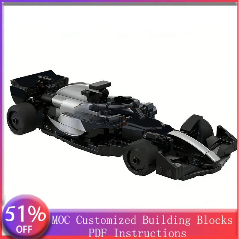 

310 PCS Supercar aren 39 Silverstone MOC Customize Modular Building Block Technology Simple Kids Design DIY Holiday Toy Gifts