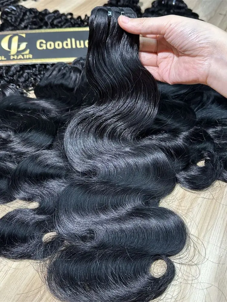 15A Super Dubbelgetrokken Body Wave Menselijk Haar Bundels 100% Braziliaanse Ruwe Menselijk Haar 1/3/4 Bundels voor Vrouwen Miljonair Koningin - afbeelding 2