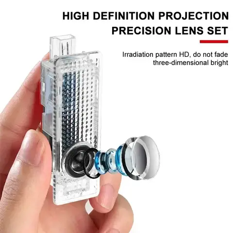 BMW E53 E70 E71 E72 E83 X1 X2 X3 X4 X5 X6 X7 E84 F48 F49 के लिए 2 पीस कार डोर वेलकम लाइट LED HD प्रोजेक्टर लैंप कर्टसी लाइट्स 6 best sales बीएमडब्ल्यू गैजेट्स - №2