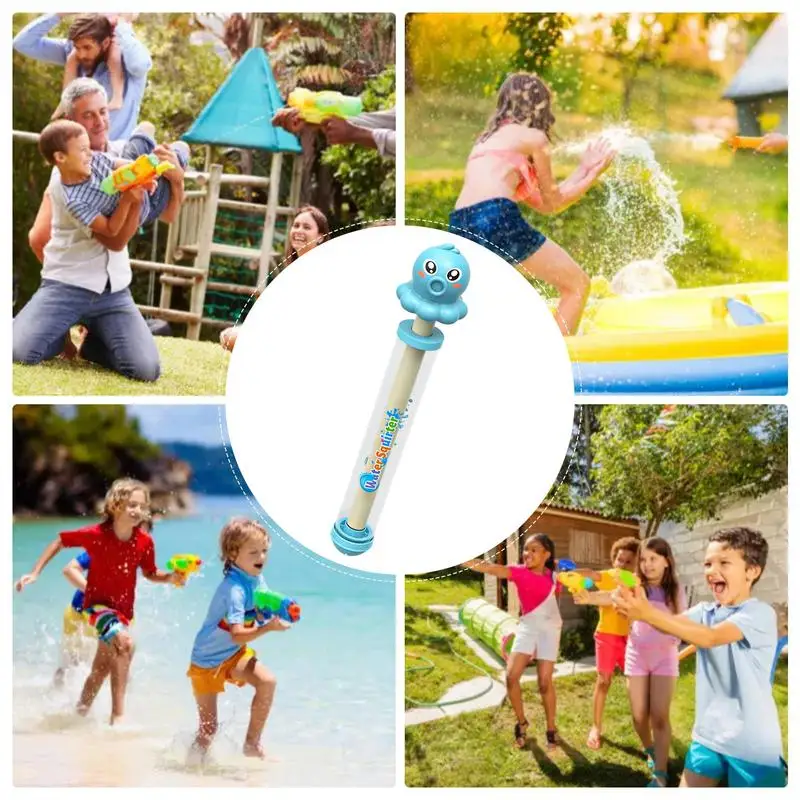 Water Squirter Firework Water Soaker Cartoon Outdoor Backyard Beach Pool Activities Soaker Squirt Toys For Summer Enjoyment
