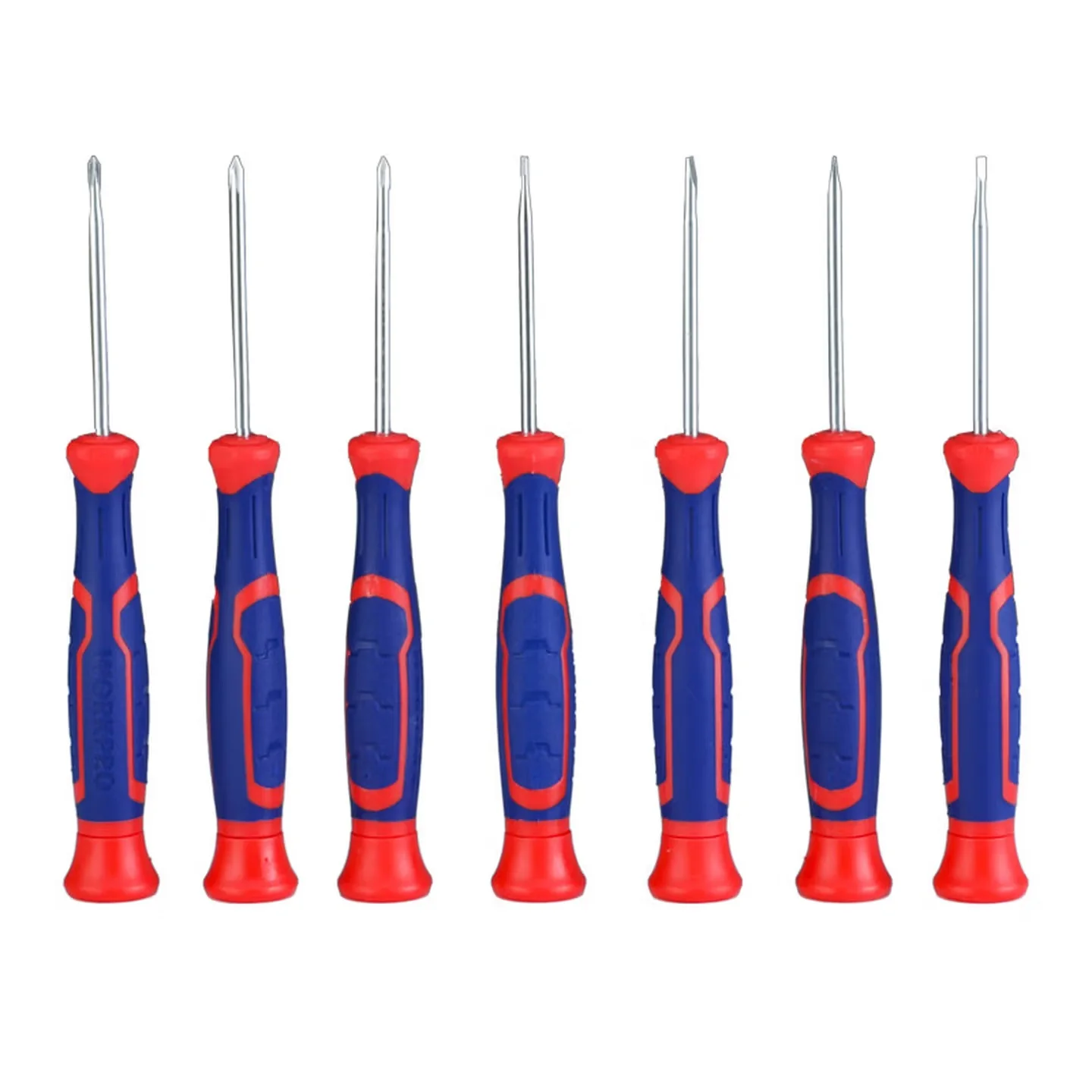 WORKPRO WP200509 7PC Cr-V Precision Screwdriver Set Suitable for Mobile Phones, Watches and Electrical Appliances