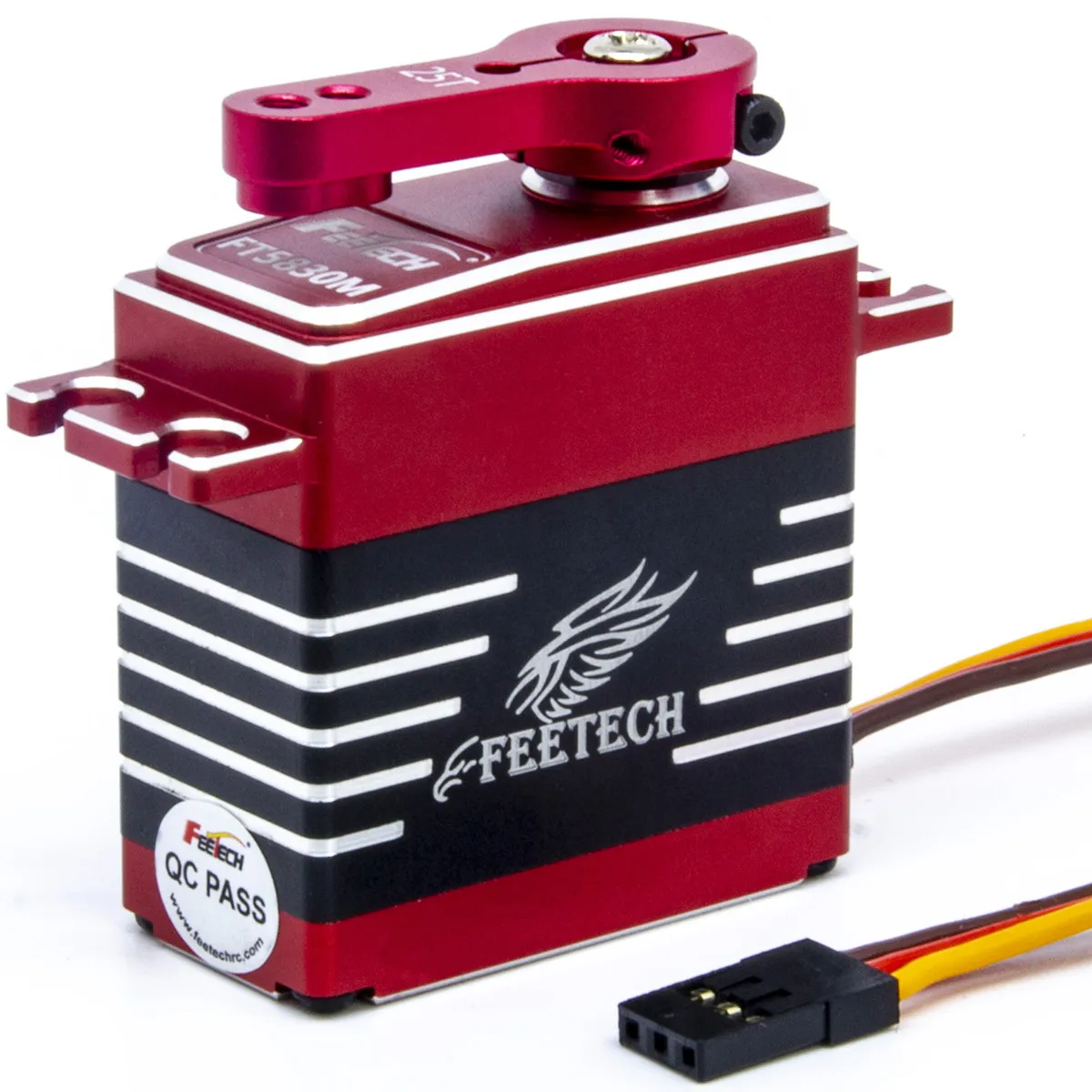 

FEETECH FT5830M 8,4 В 0,2 сек. Цифровой бесщеточный циклический сервопривод с высоким крутящим моментом 30 кг для радиоуправляемых вертолетов, автомобилей и самолетов, роботов