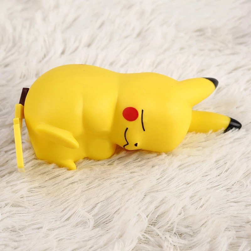 Pokemon Pikachu Night Light เรืองแสงเด็กของเล่น Pokemon Pikachu น่ารักโคมไฟข้างเตียงเด็กวันเกิดคริสต์มาสปัจจุบัน