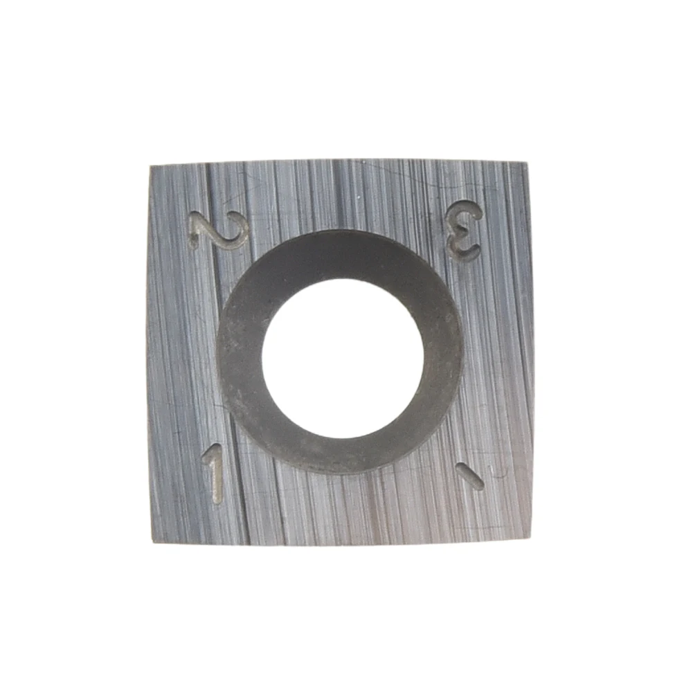 15x15x2.5mm Radius Replacement Plastic Container Storage 4 Edges Blade CNC Or DIY Wood Lathe Turning Tools Radius Replacement