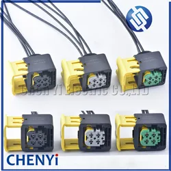 TE Tyco 4 Pin New Energy Connector Harness Plug Nitrogen oxygen sensor plug 1-1418390-1 2-1418390-1 3-1418390-1 with 15cm wires