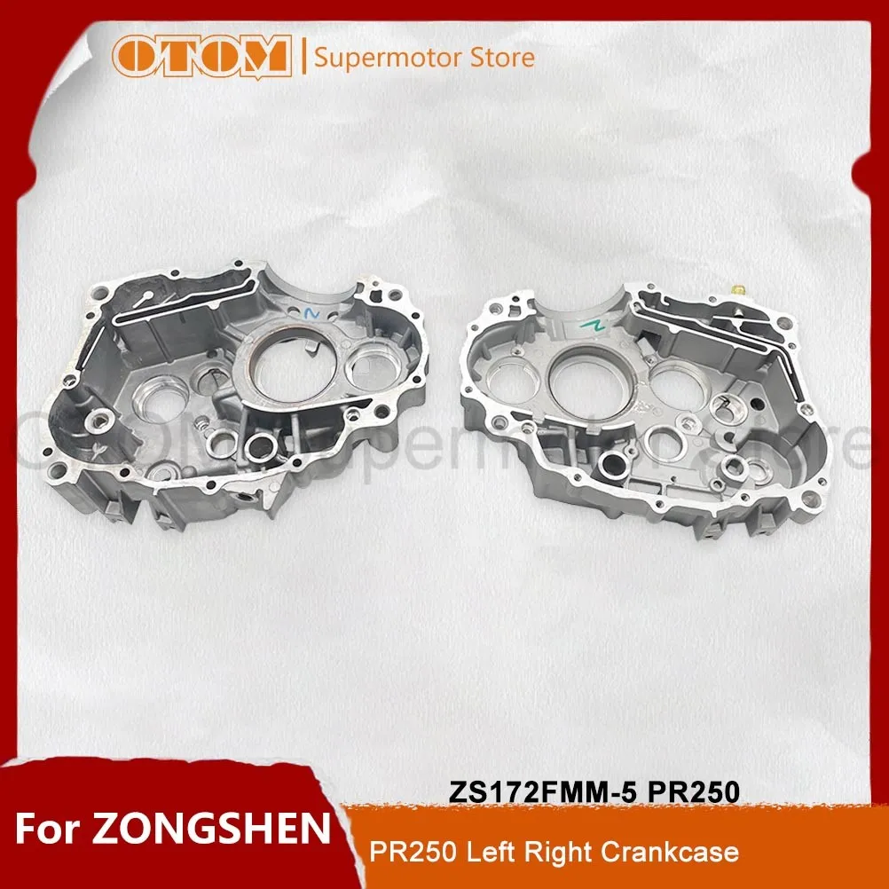 

OTOM мотоциклетный левый и правый картер двигателя, картер для ZONGSHEN ZS172FMM-5 PR250 KEWS, аксессуары для бездорожья, мотокросса