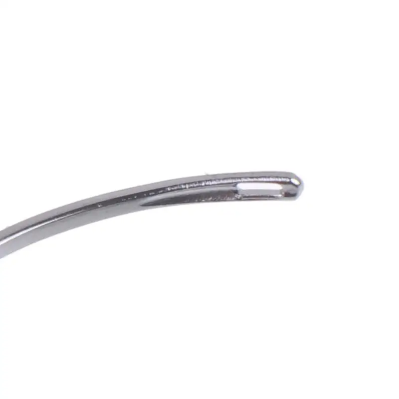 6/10 Stück chirurgisches Nahtwerkzeug, langlebiges Metall, 1/2-Ecknadel, Doppel-Augenlid, wissenschaftliches DIY-Zubehör – Detail 12