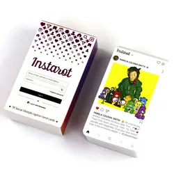 InsTarot 10,3*6 cm: una baraja de tarot de estilo de vida social de 78 cartas tamaño de bolsillo segunda edición