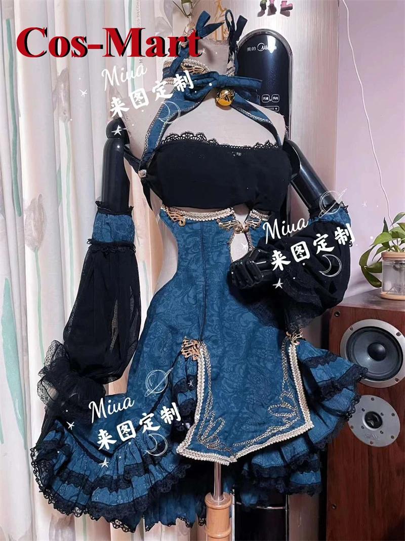 Cos-Mart Game Azur Lane Ooshio Cosplay Costume Spring Festival Is Coming Gorgeous Cheongsam Activity Party Role Play Clothing