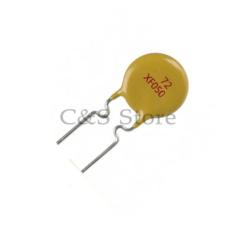 10PCS Self recovery fuse RXEF050 XF050 72V 0.5A PPTC