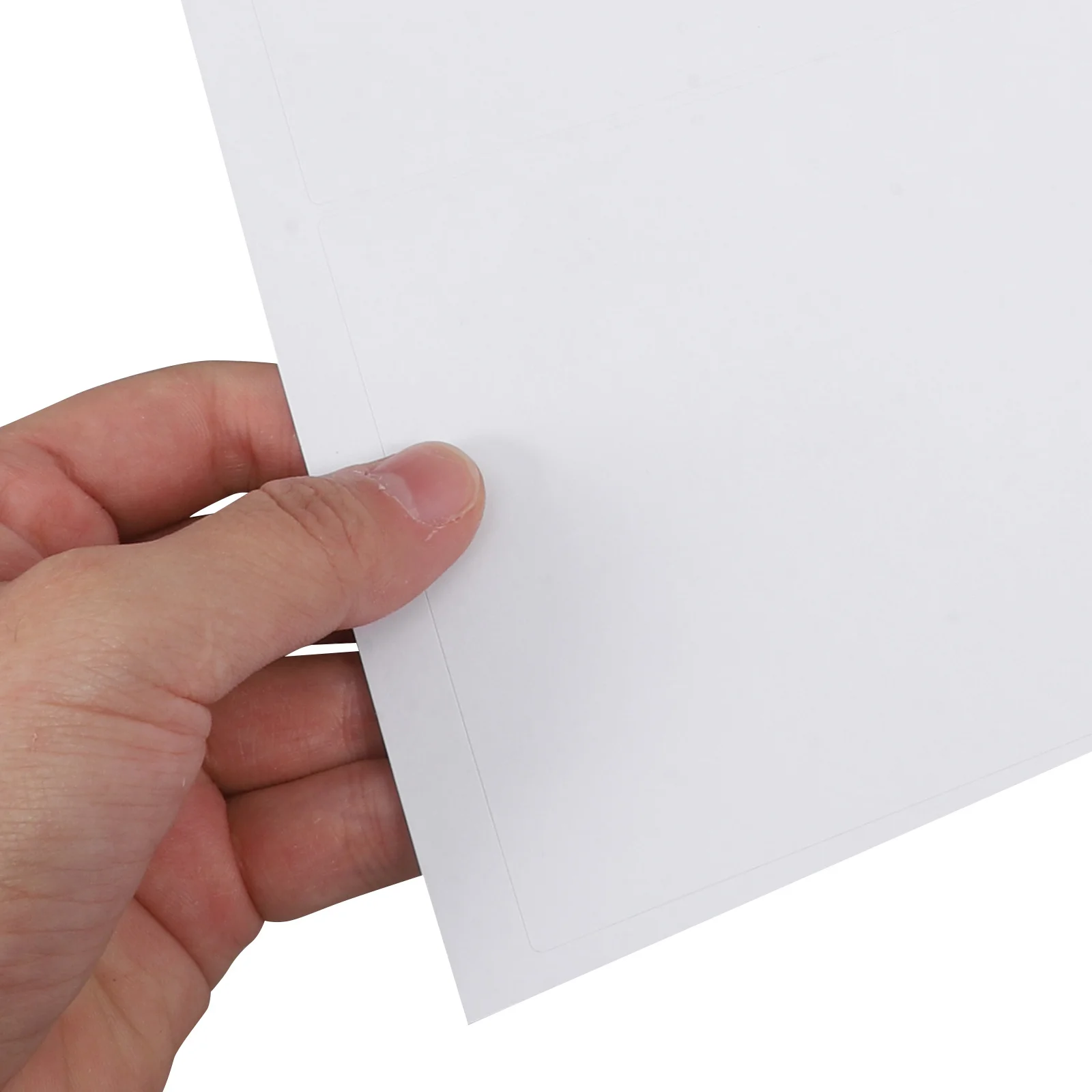 100 Sheets A4 Self Adhesive Matte Label Paper Water Resistant Printable Sticker Sheets for Printer Shipping Packaging