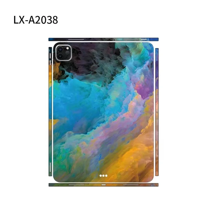 

Aurora Colorful Skin Compatible for iPad Pro 2022 2021 2020 12.9 11 inches Mini6 Wrap Films Back Screen Protector Film