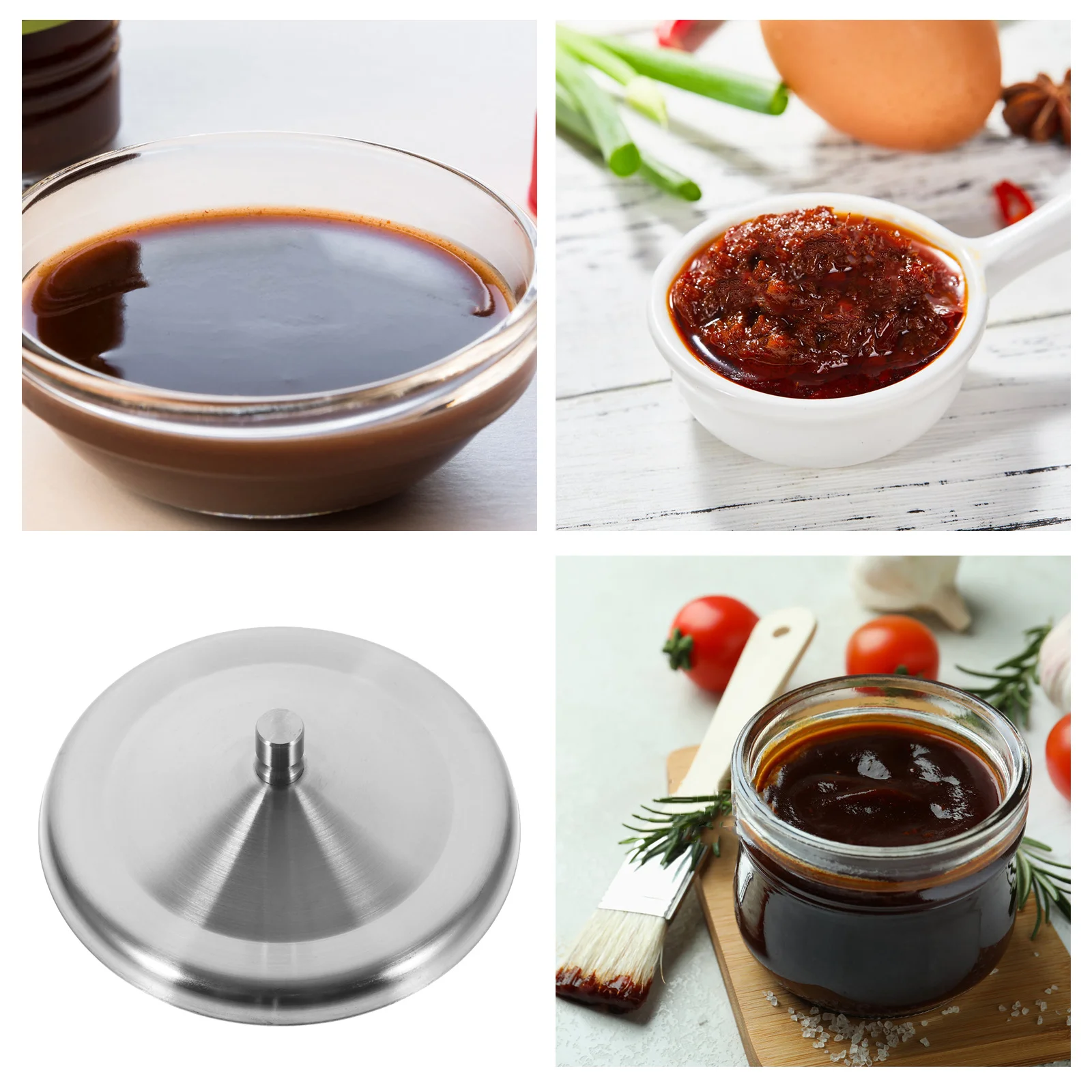 

4Pcs Stainless Steel Cup Lids Exquisite Craftsmanship Universal Fit Silver Cup Lid Mug Cover Stainless Steel Mug Cover