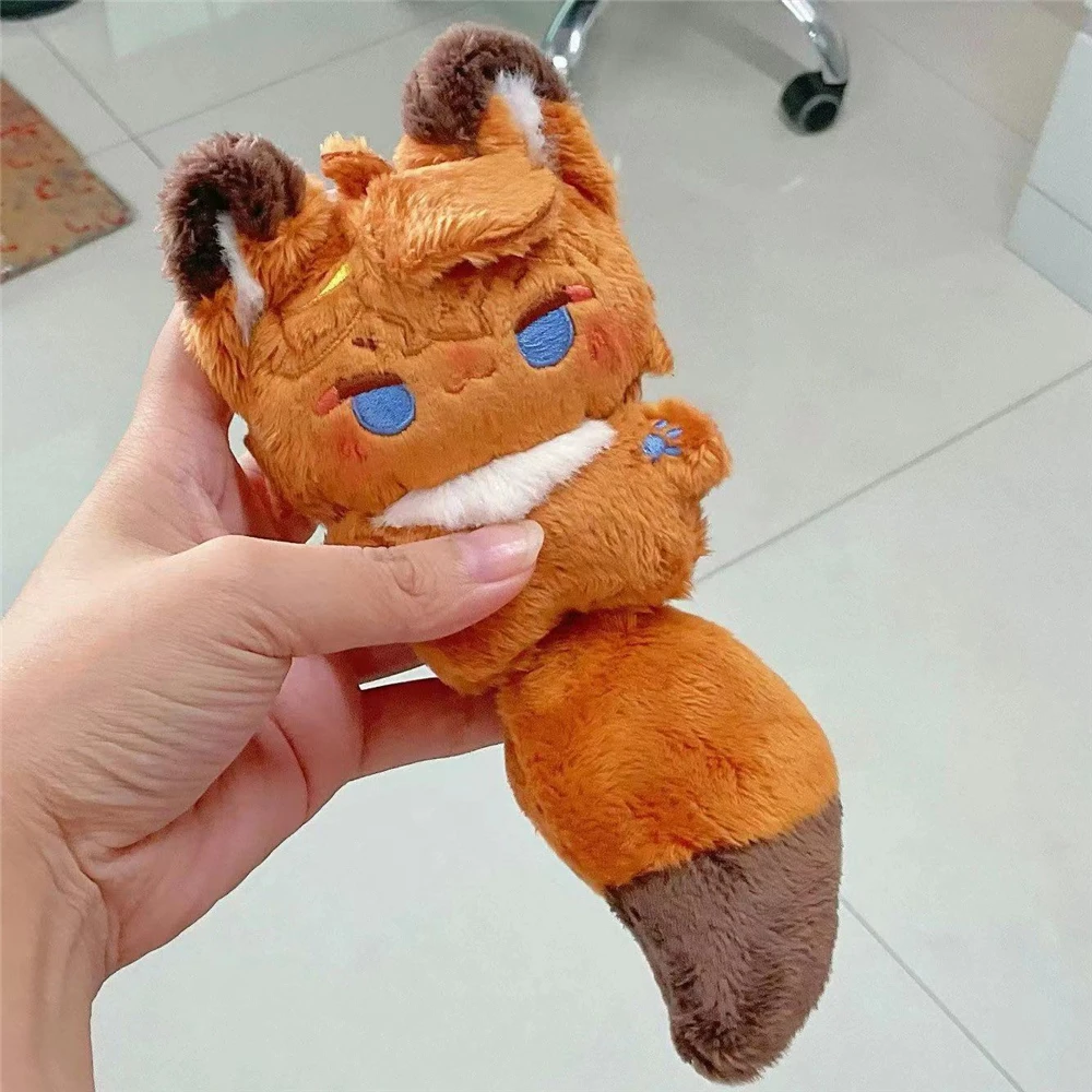 15cm gra Genshin Impact Tartaglia Fox Cosplay Cartoon miękki pluszowy kok lalka brelok rysunek dzieci wisiorek akcesoria