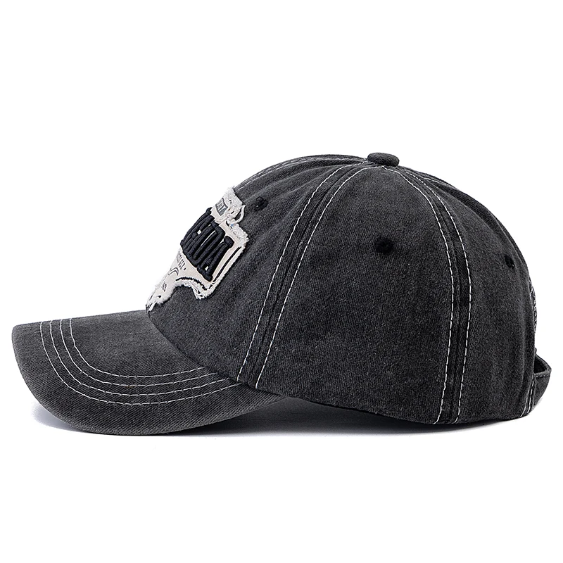 新デザインオリジナル雄牛ヘッドラベル印刷野球帽ヴィンテージブロックカラーキャップ調節可能な女性男性お父さん帽子