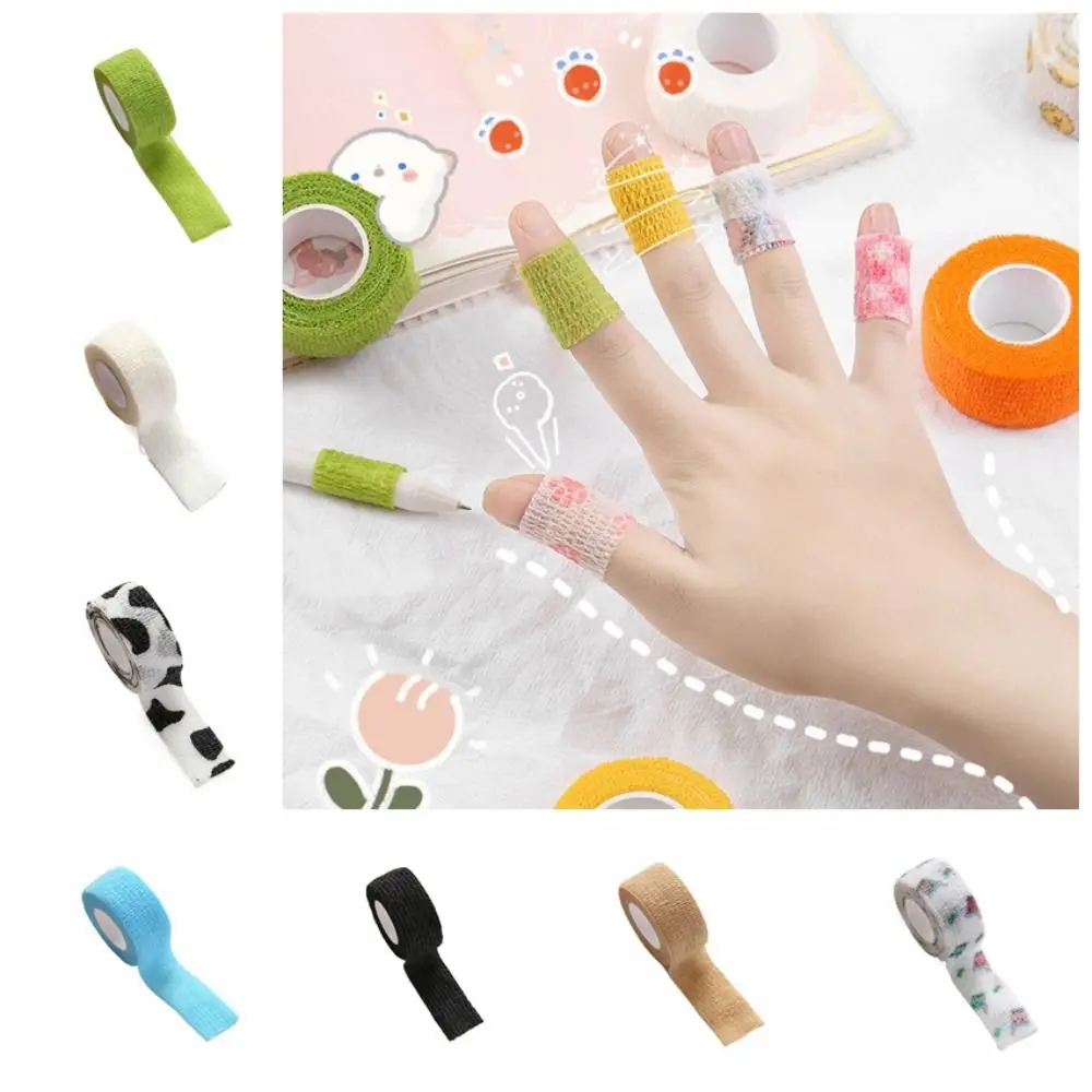 1 Stuks Vinger Bandage Zelfklevende Tape Student Schrijven Vinger Guard Cartoon Anti-Slijtage Anti-Cocon Briefpapier Vinger Guard