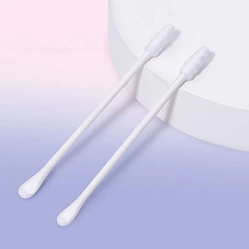 100Pcs/set Eyelash Glue Removing Cotton Swabs Ear Pick Cleaner Nose Lipstik Ear Cleaning Care Makeup Cotton Stick