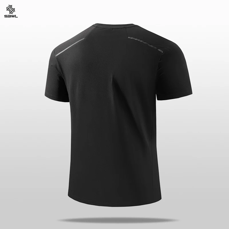 SBWL 2026 Summer Men's New Outdoor Running Fitness Quick Dry Sports T-Shirt High Quality Light Casual Short Sleeve Gym Tops Tees image 5
