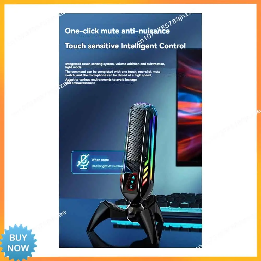 

A10R USB-микрофон, компьютерный игровой микрофон для ПК, записывающий микрофон, лагеря с настольным ноутбуком