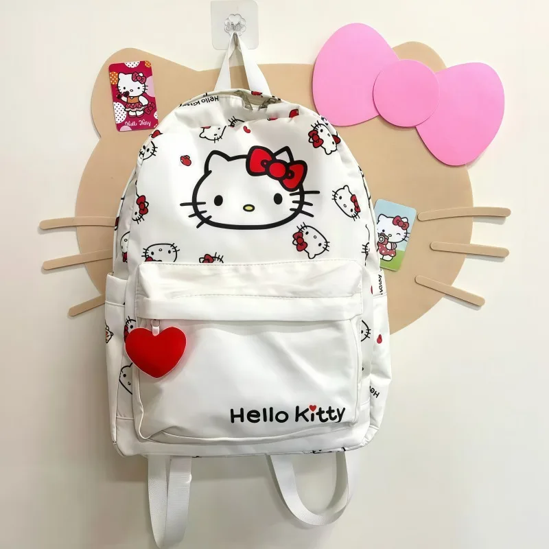 

Рюкзак Sanrio Hello Kitty для девочек, путешествия, фитнес, пеший туризм, рюкзак большой емкости, товары с героями мультфильмов, многофункциональная сумка, подарки