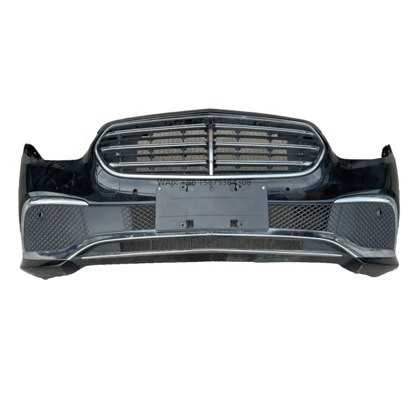 

The New High Quality E-Series W213 Deluxe Edition Front Bumper Shield Marker Chrome-plated Strip Center Mesh for