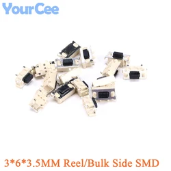 20Pcs 3X6X3.5MM Micro Tactile Tact Push Button Switch Side SMD SMT Light Touch Switch 3*6*3.5MM Micro Switch